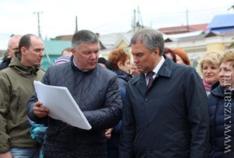 Вячеслав Володин посетил реконструируемый городской парк в Вольске