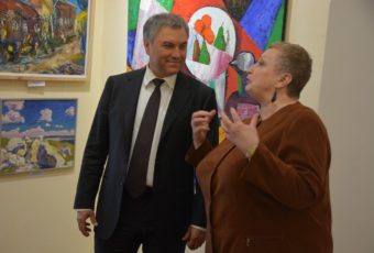 Вячеслав Володин и Валерий Радаев посетили художественно-мемориальный музей К.С. Петрова-Водкина в Хвалынске