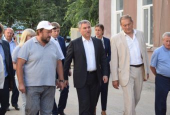 Председатель ГД посетил стройплощадку музыкально-эстетического лицея