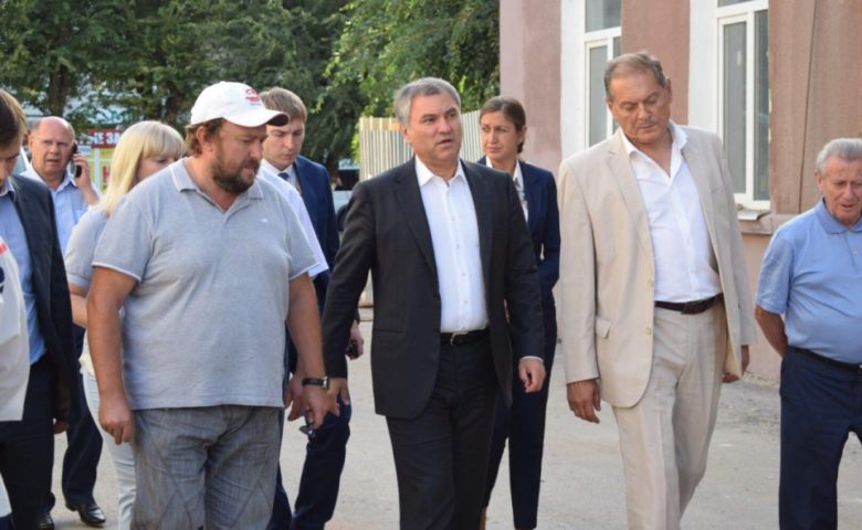 Председатель ГД посетил стройплощадку музыкально-эстетического лицея
