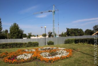 Визит в гимназию №89 и стройплощадку дома в Елшанке