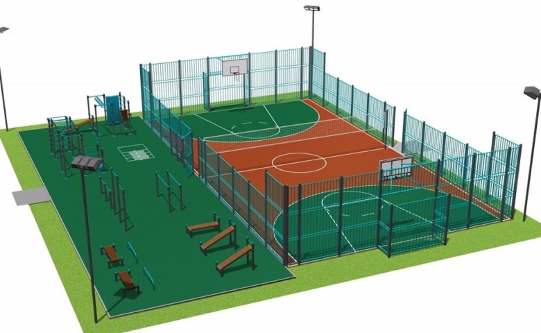 Внеплановое строительство спортивной площадки началось у Гимназии №5