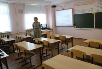 Визит Вячеслава Володина в гимназию села Ивантеевка