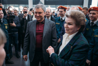 Вячеслав Володин и Валентина Терешкова посетили аэропорт «Гагарин»