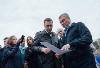 Председатель Государственной Думы посетил школу №1 в Самойловке