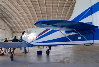 В аэроклубе в Дубках завершено строительство новой взлетно-посадочной полосы