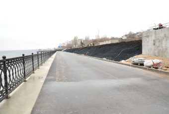 Саратовцы смогут прогуляться по новому участку набережной уже весной