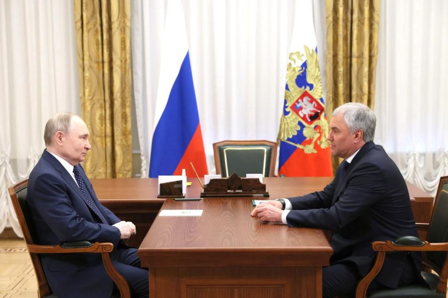 Президент провёл рабочую встречу с Председателем Государственной Думы Вячеславом Володиным