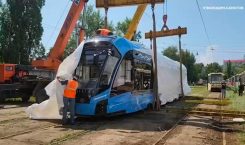 5 новых трамваев «Богатырь-М» из оставшихся 8 доставлены в Саратов