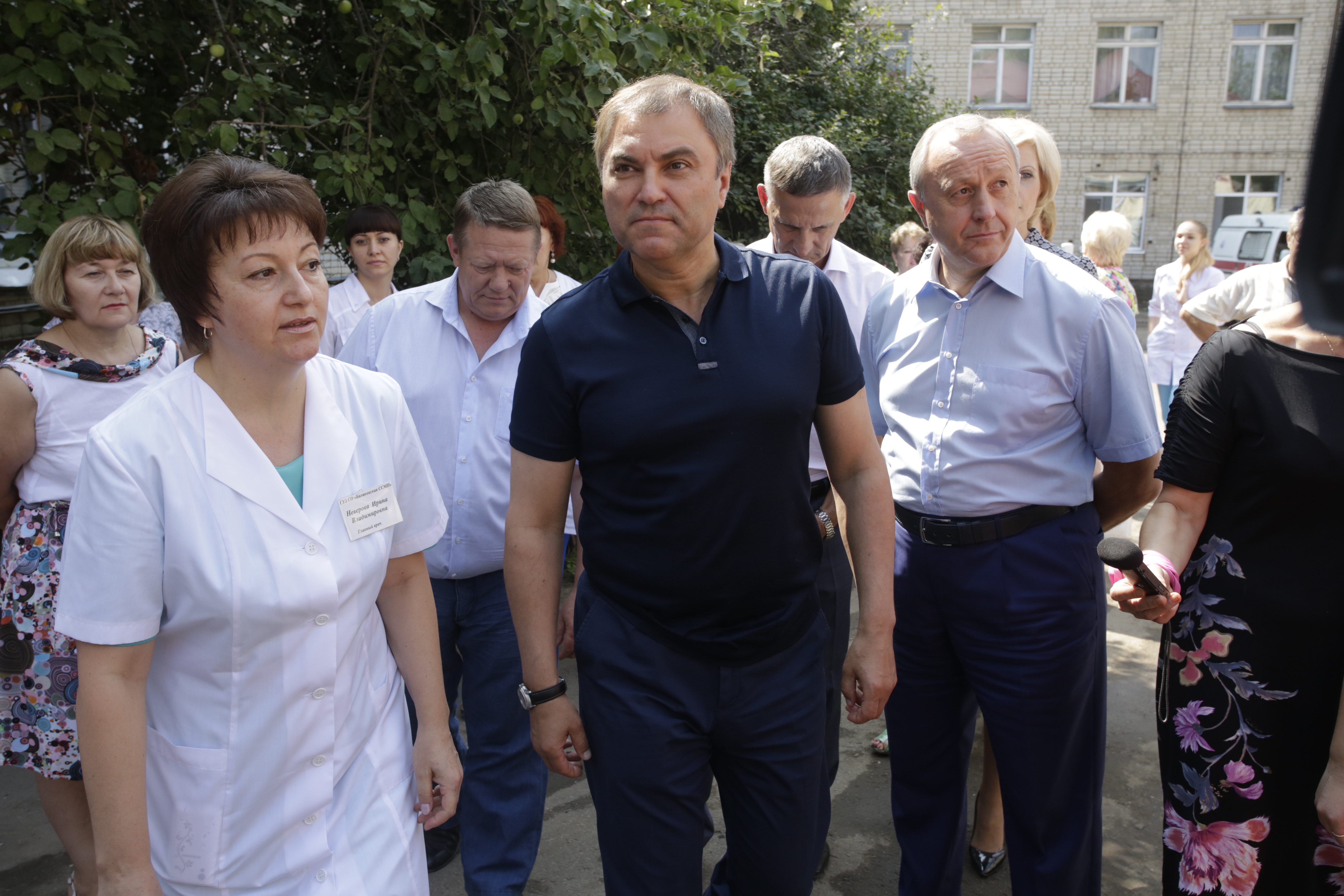 Вячеслав Володин посетил станцию скорой помощи в Балаково