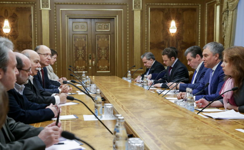 Встреча с Председателем Парламента Греческой Республики
