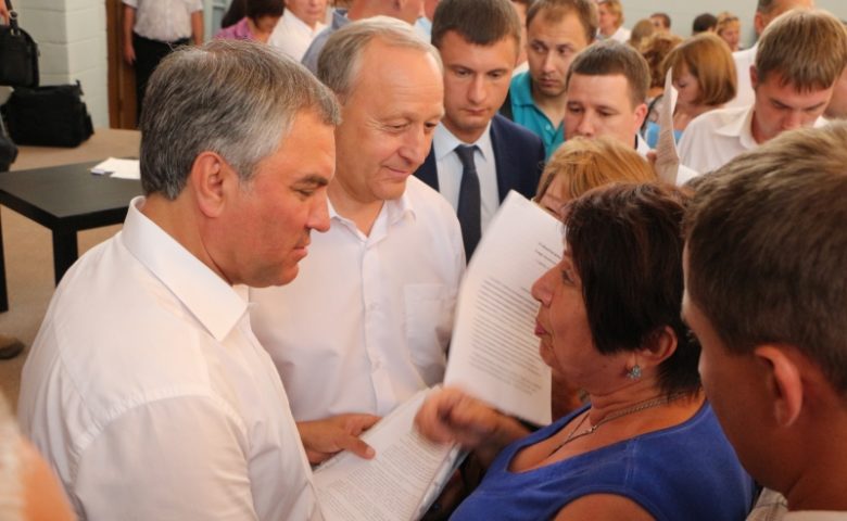 Вячеслав Володин во время отпуска встретится с саратовскими дольщиками