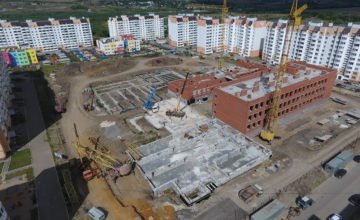 Вячеслав Володин проверил ход строительства школы в поселке Солнечный-2