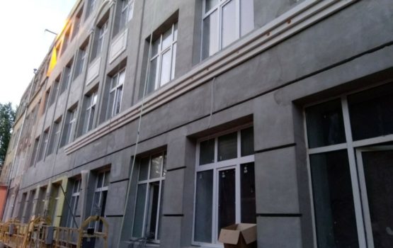 Губернатор увидел оживление при строительстве музыкально-эстетического лицея