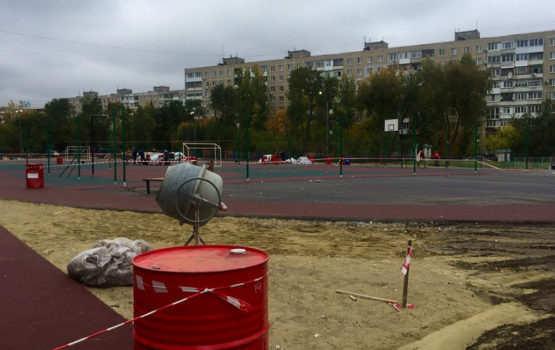 Николай Панков порекомендовал увеличить количество рабочих на стройплощадке в гимназии №5