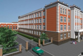 Работы на стройплощадке Предуниверсария продолжаются, несмотря на минусовые температуры