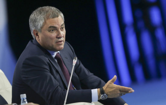 Вячеслав Володин: человек, работающий в системе государственной власти, должен служить людям