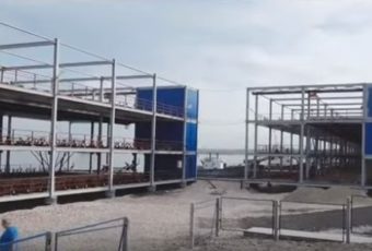 Пробный пуск провели на новой базе для лодочников