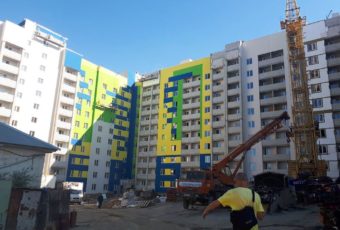 В доме Володина продолжается отделка квартир для новых жильцов