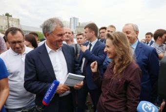 Вячеслав Володин посетил микрорайон «Авиатор» в Заводском районе г. Саратова