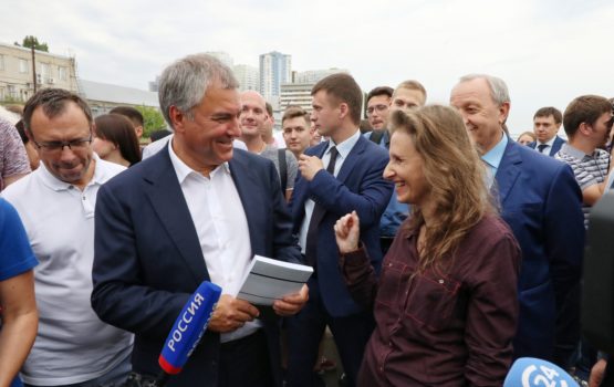 Вячеслав Володин посетил микрорайон «Авиатор» в Заводском районе г. Саратова