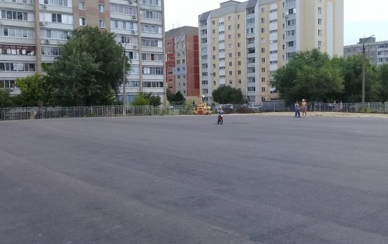 Стадион возле школы №59 будет сдан 20 августа