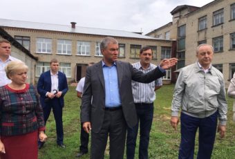 Вячеслав Володин посетил рабочий поселок Турки
