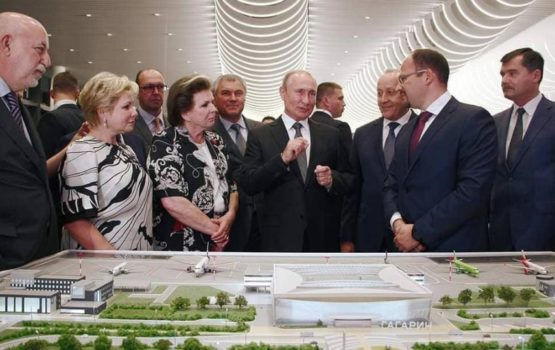 Владимир Путин ознакомился с работой нового аэровокзального комплекса международного аэропорта «Гагарин»