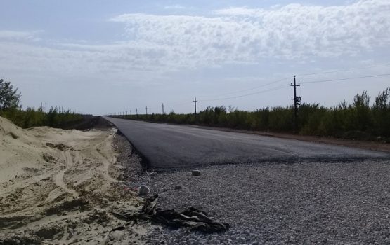 Трассу в Озинках до границы с Казахстаном строят практически заново