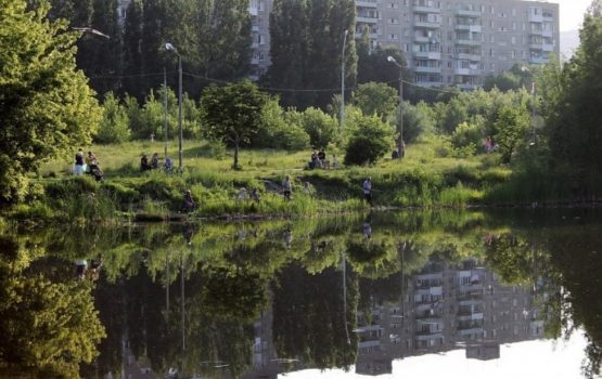 В сквере в Заводском начались подготовительные работы