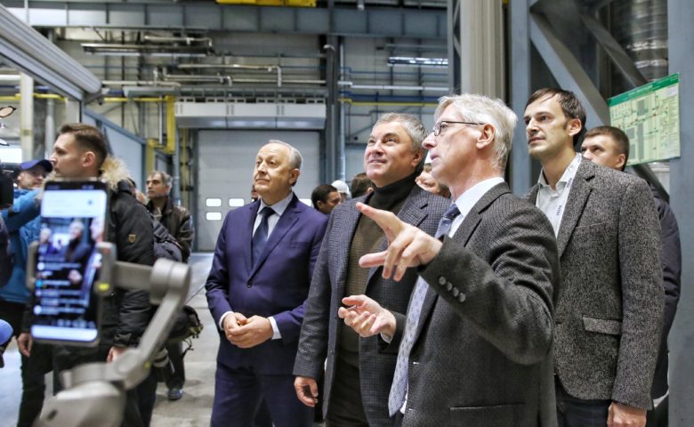 Вячеслав Володин посетил завод по производству гидротурбин «Фойт Гидро»