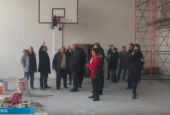 В школе Перелюба продолжается капитальный ремонт по проекту Володина