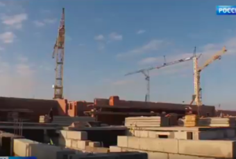 Заканчивается первый этап строительства школы в микрорайоне Авиатор