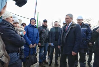 Вячеслав Володин посетил микрорайон Авиатор в Заводском районе Саратова