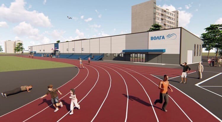 Исаев: на стадионе «Волга» построим легкоатлетический манеж и спортзалы