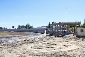 Продолжается реконструкция стадиона «Спартак»