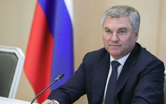 Вячеслав Володин поздравил россиян с Днем Государственного флага