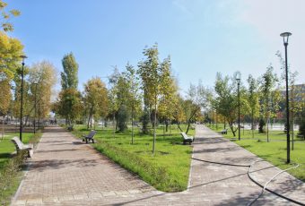 О темпах строительства сквера Марины Расковой