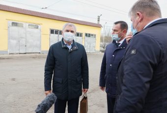Председатель Государственной Думы посетил Ленинское троллейбусное депо