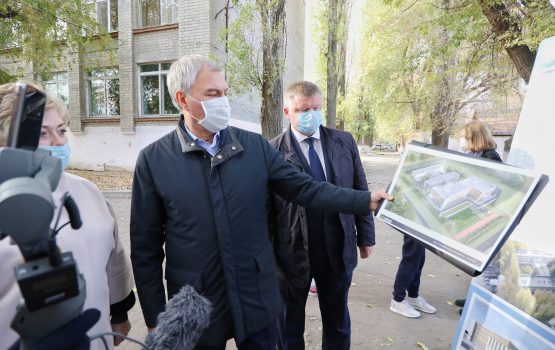 Вячеслав Володин: «Это будет самая большая школа Саратова»