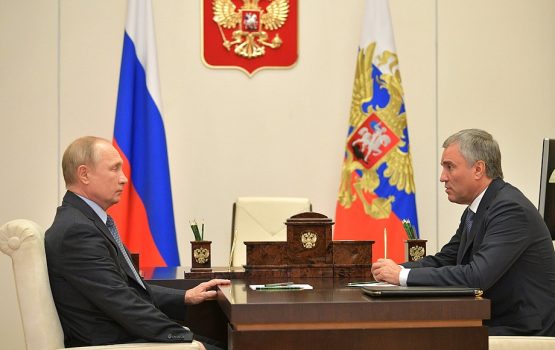 Владимир Путин провёл рабочую встречу с Вячеславом Володиным