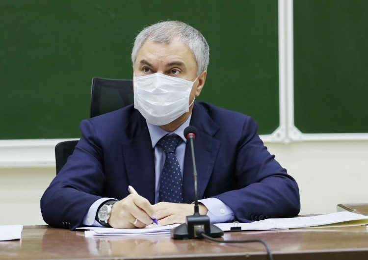 Вячеслав Володин провел совещание по ситуации с коронавирусом в регионе