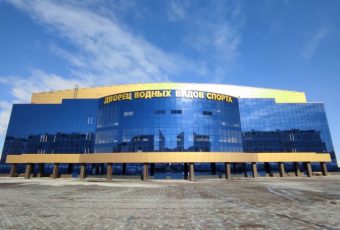 Во Дворце водных видов спорта прошли первые соревнования