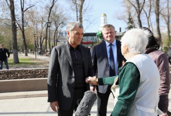 Фрагмент видео сегодняшнего разговора Вячеслава Володина и местной жительницы