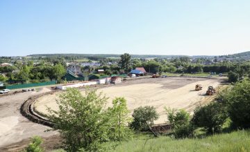 Начались работы по строительству многофункционального спортобъекта в поселке Соколовый