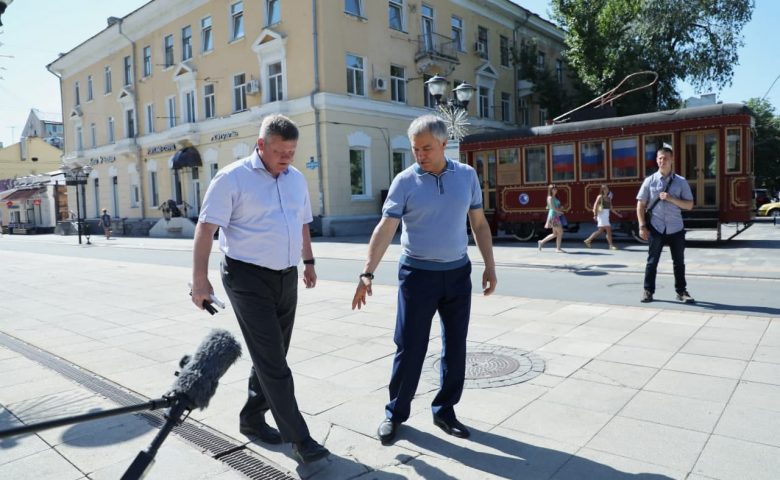 Вячеслав Володин осмотрел улицу Волжскую в Саратове