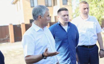 Вячеслав Володин поручил разработать план по развитию Воробьевки
