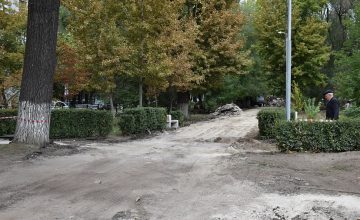 Реконструкция бульвара по улице Рахова продолжается