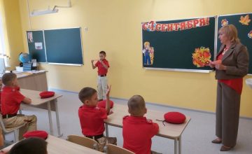Новая школа в 11-м микрорайоне пос. Солнечный-2 открыла двери для первых учеников