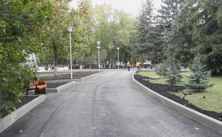 Новый парк в Балакове приобретает очертания